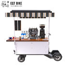 네 바퀴 전기적 스쿠터 커피 자전거 카트 IPX4 18KM/H