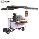 이동할 수 있는 커피 자전거를 입히는 옥외 커피 손수레 분말을 판매하는 4개의 바퀴