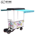 세발 자전거를 파는 원판 브레이크 아이스크림 자전거 카트 18KM/H 아이스크림