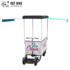 냉각 음료를 팔기 위한 EQT 상업적 아이스크림 카트 전기 카고 바이크 스쿠터 냉장고 세발 자전거