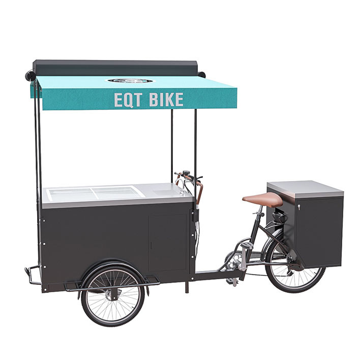 OEM 생활을 사용하는 오래를 가진 호화스러운 큰 저장 아이스크림 자전거 손수레