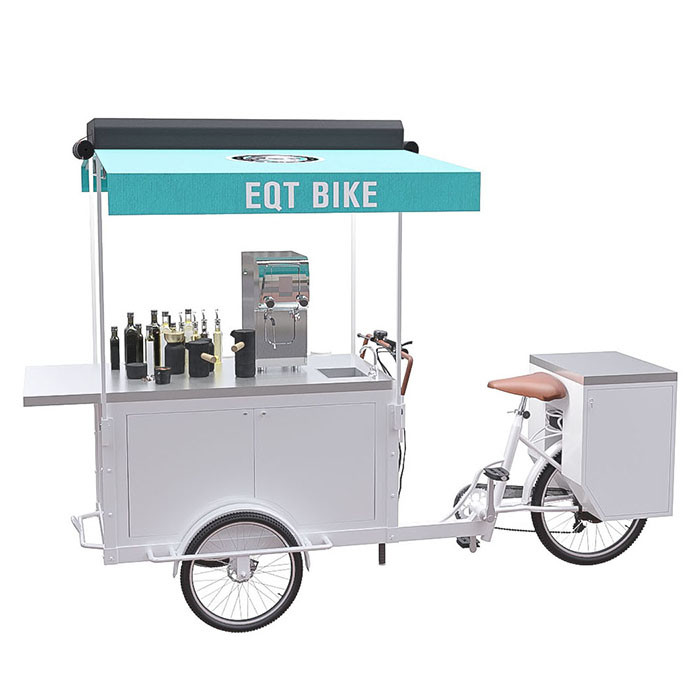 이동할 수 있는 음료 판매는 세발자전거 7 속도 장치 속도 제어 체계를 자전거를 탑니다